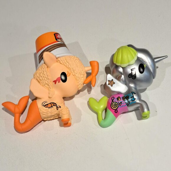 Tokidoki mermicorno series 8 Set of 2 Shrimpie and Deejay - Picture 1 of 2